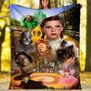 1pc The Wizard of Oz2 Theme Blanket - Digital Print, Polyester, Cozy for All Seasons, Perfect for Outdoor, Camping, and Travel