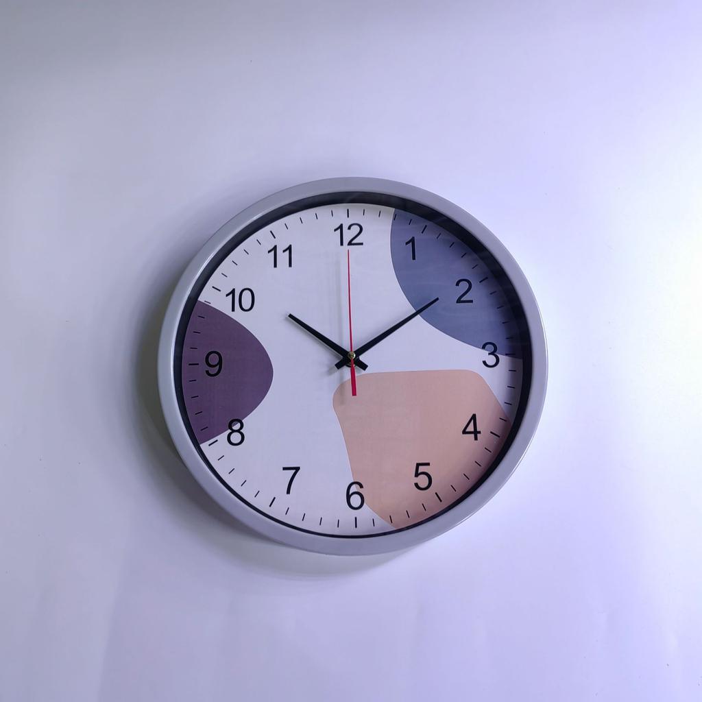 12-inch 30CM Minimalist Clock Living Room Clock Modern Simple Creative Watch Wall Hanging Bedroom Clock