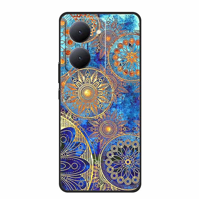 For VIVO Y36 Y78m Y27 5G Case Animals Soft Silicone Back Cover Phone Cases for VIVO Y27 5G VIVOY36 5G 6.64" Cool Wolf Cat Fundas