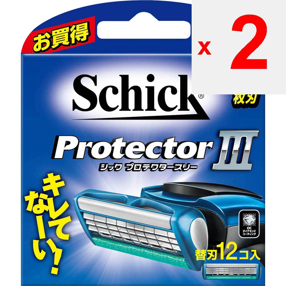 Sic Japan Thick Protector Three - 12 Replacement Blades Men's Replacement Blades Razors for Men Men's Replacement Blades