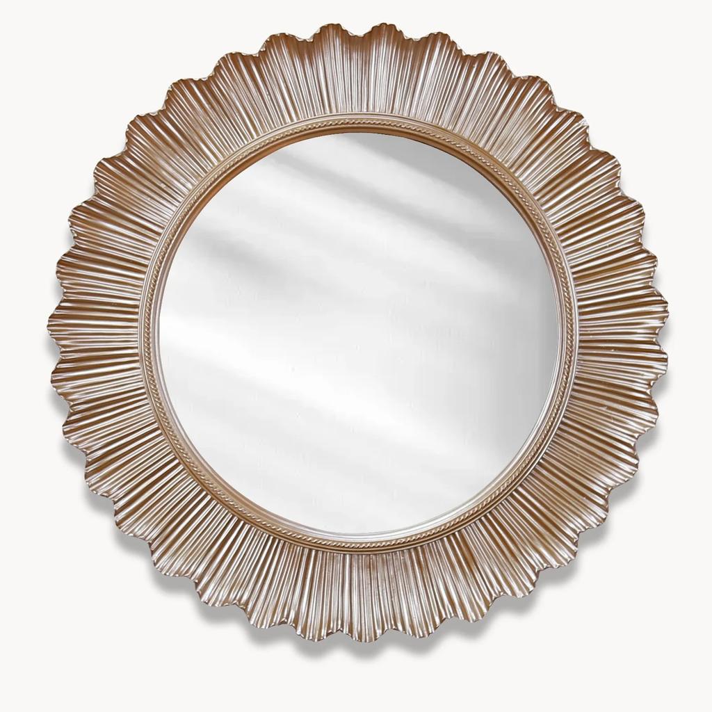 Flashy Wall Mirror In Taupe Color
