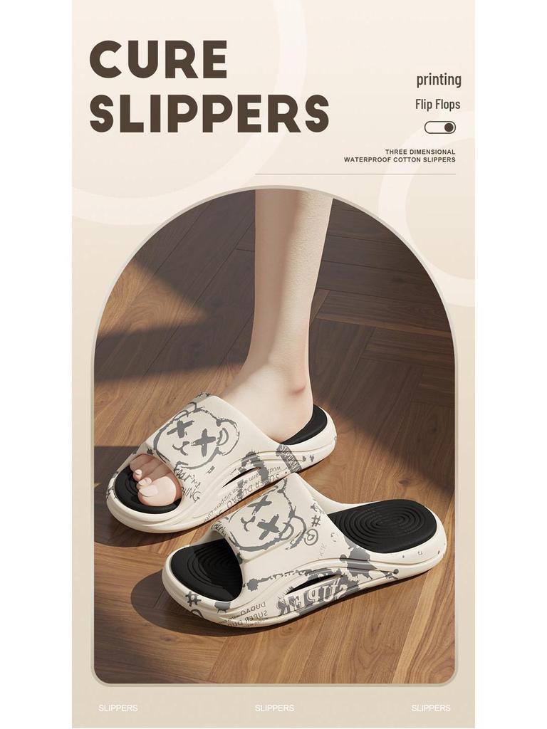 Men's Non-Slip EVA Summer Indoor/Outdoor Slippers - Cool and Comfortable for Home or Beach