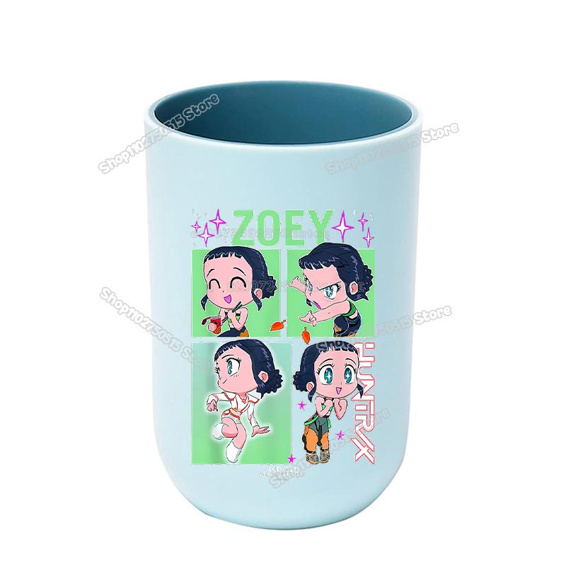 Perfekte KPop Dämonenjäger Kinder Zahnbürstenbecher Niedliche Mädchen Mundspülbecher Zahnbürstenbecher Trinkgeschirr Badezimmer Zahnbürstenhalter