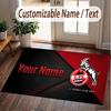 Benutzerdefinierter Teppich FC Köln Muster Druck Name Text Weich Rutschfest Boden Teppich für Haus Innen Dekoration