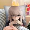 1 Stück Anime Mädchen Girls Und Panzer Kissenbezug Mode Quadratischer Kissenbezug Schlafzimmer Sofa Raum Ins Dekoration Freizeit