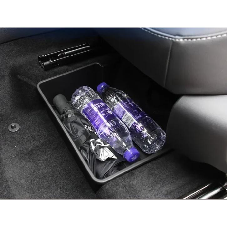 Pour VW Tiguan MK2 2023 Boîte de rangement sous le siège Accessoires Capacité Nouveau Support Bac à ordures élevé Organiseur Boîtier Tiroir 2023