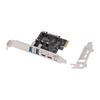 PCIe USB 3.2 Gen 1 Card 5Gbps Bandwidth 2 Type C and 2 Type A Ports PCI Express To USB Expansion Card for Desktop PC