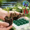5Pcs Seed Starter Trays 60 Cells Flexible Seedling Tray For Easy Release Reusable Plant Germination Kit Indoor Gardening