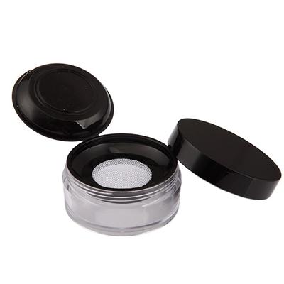 Packing Container Sifter Sieve Powdery Cake Box Empty Powder Case Plastic Cosmetic Container Travel Makeup Jar Loose Powder Pot