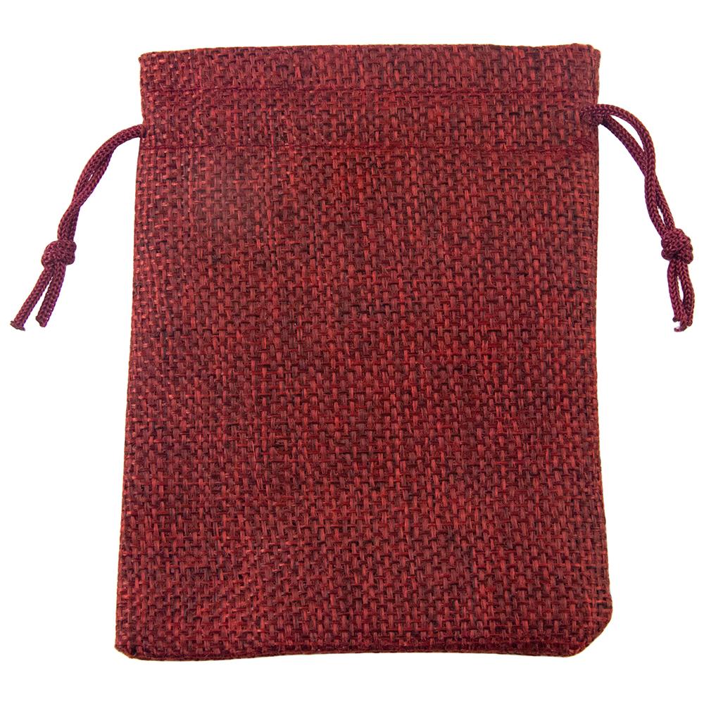 Dice Bag, 10pcs 93mm*125mm Jewellery Bags Burlap Pouch with Drawstring for Jewellery Tarot Dice Gift Packaging Bags