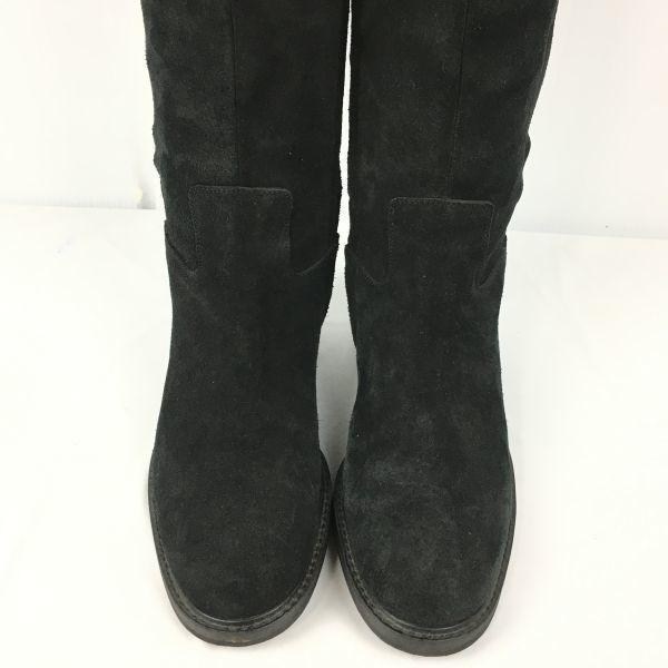 REGAL Tricker’s Long Boots Suede Size 23.5 Black Boots/Shoes Men's(USED)