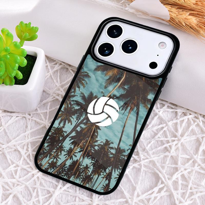 Volleyball Sport Shockproof Phone Case for iPhone 17 Air 16e 15 11 12 14 13 Pro Max Cover Coque