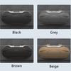 SEAMETAL Car Glasses Case Portable Press Switch Car Sun Visor Sunglasses Holder ABS With Flocking Lining Glasses Box Universal