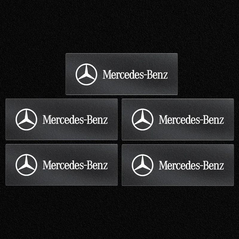 For Benz SW222Car Emblem Logo Decorative Stickers Badge Decal For Mercedes Benz AMG W176 W202 W204 W205 W210 W211 W212 CLA CLK CLS GLA GLC
