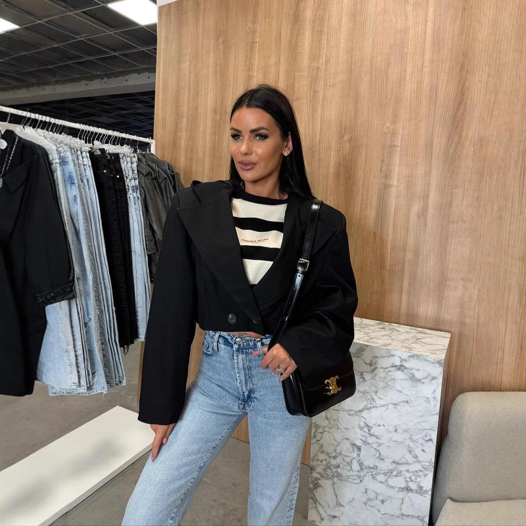 European & American New Fashion Casual Long Sleeve Hooded Jacket Suit