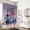 1 Stück K-Pop Dämonenjäger Druck Wasserdichter Duschvorhang Mehrere Größen Sichtschutz Hängevorhang und 12 Haken Einfache Installation