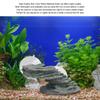 Resin Tortoise Climbing  Reptile Basking Rock Lifelike Corrosion Resistant Decorative Aquarium Ornament for Fish