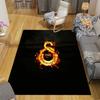 Futbol Club Barcelona2 Flannel Pattern Square Carpet,Area Rug,Carpet Rug for Living Room Bedroom Sofa Playroom Decor,Non-slip Floor Mat