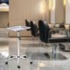 Hair Salon Rolling Cart Tray Stylist Instrument Stand on Wheels for