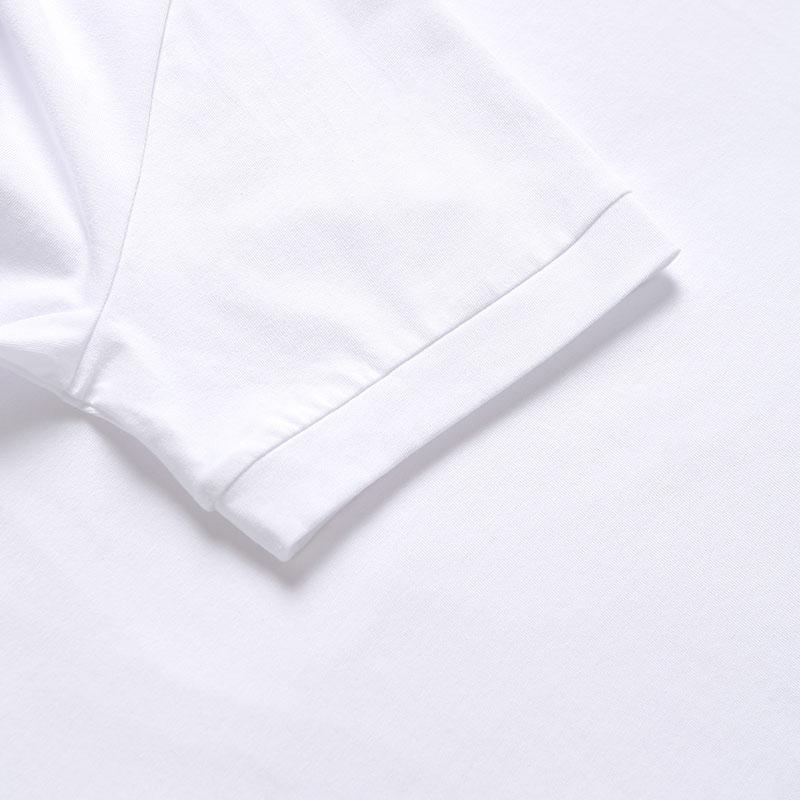 Emporio Armani EA7 SS22 Logo Print Crew Neck T-Shirt Men tops White 3LPT13-PJ5MZ-1100