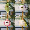 Cartoon Vegetable Plush Keychain With Pp Cotton Fill For Kids Gift And Bag Decoration