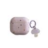 Purple Background Brown and White Star AirPods 1 Generation Earphone Case for Apple Earphones AirPods 1 Generation Pro1 Generation