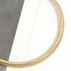 1pc Titanium Steel Exaggerated Threaded Elastic Metal Necklace Choker
