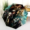 Survival Undead World Folding Umbrella Portable Suitable for All Seasons Sun Umbrella Printing Sun Umbrella