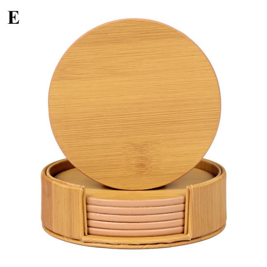 Talos 6 Stück Kunstleder-Marmor-Untersetzer, Tassenunterlage, Pad-Halter, Tischset, Esstisch-Dekoration