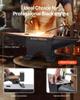 VEVOR Cast Steel Anvil, 132 Lbs(60kg) Single Horn Anvil with Large Countertop and Stable Base, High Hardness Rugged Round Horn Anvil Blacksmith