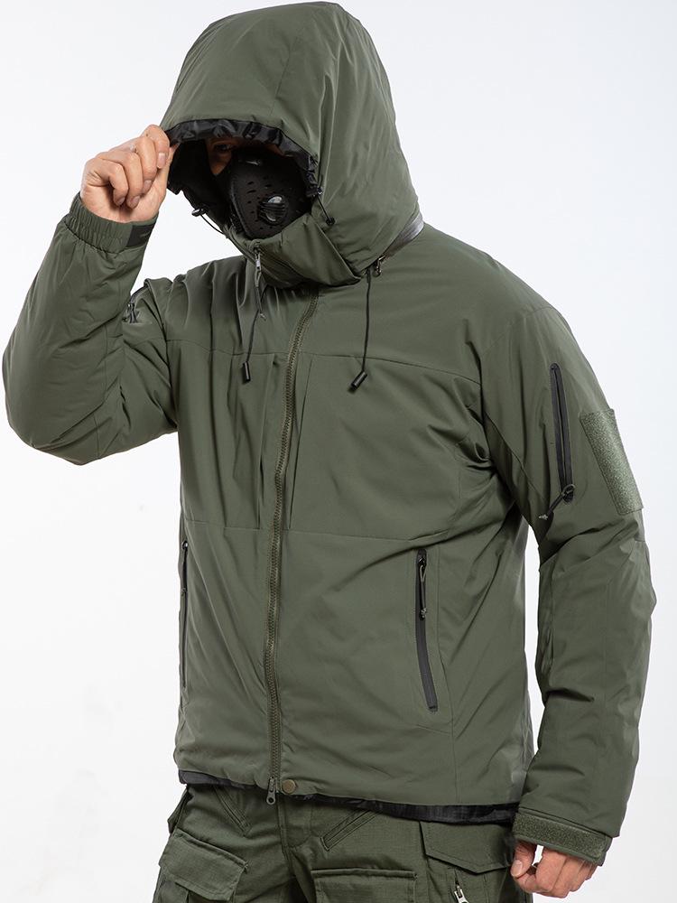 Huan Long Men's Tactical Water-Repellent Camouflage Jacket for Mountaineering and Winter Cycling
