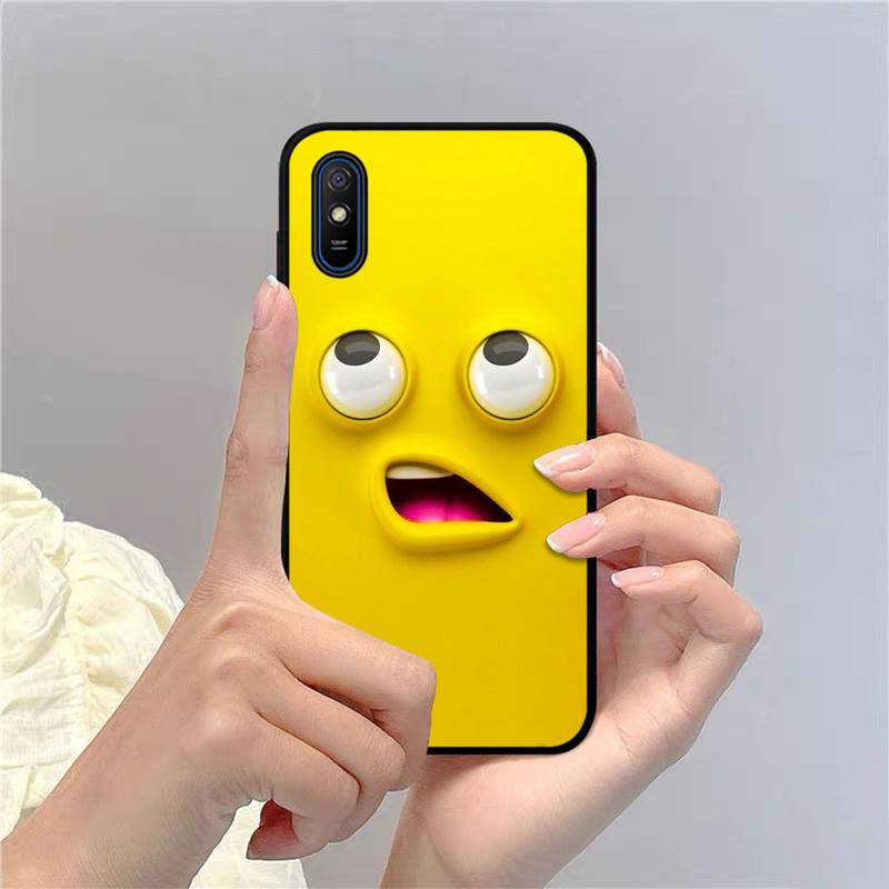 Lustiges Gesicht Telefonkasten für Redmi 9A 8A 7A 7A 7 6A 5A 5 Plus 4X S2 GO K20 K30 6 Note 8 9 Pro Cover