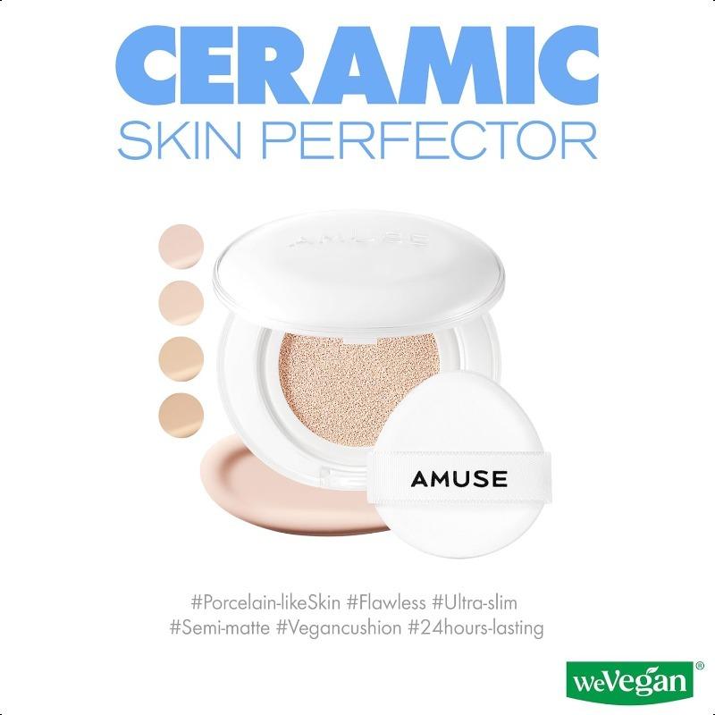Amuse SEOUL Ceramic Skin Perfector Cushion Foundation 15g