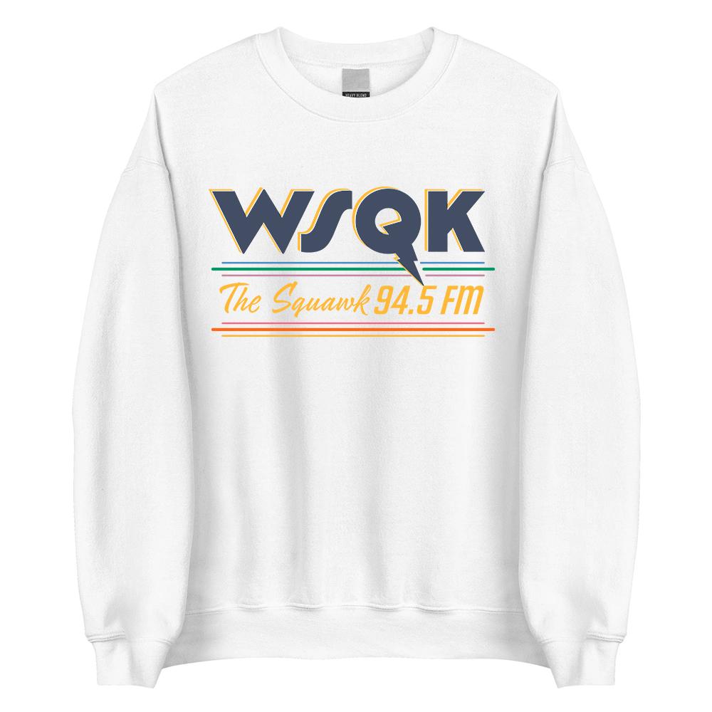 Beam Me Up Place Sucks Crewneck Sweatshirt WSQK The Squawk 94.5 FM Print Pullovers Unisex Clothes Streetwear Long Sleeve Clothing