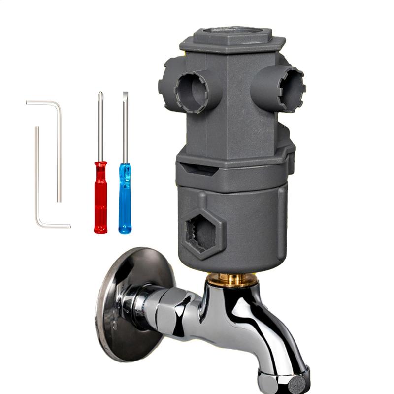 16 In 1 Wrench Tool Set For Faucet Kitchen Bathroom Multi-Purpose Maintenance Pipe Faucet Disassemble Aerator Replace Valve