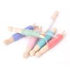 10pcs Wooden Spools Embroidery Cross Stitch Thread Wool Winding Storage Rods Sewing Accessory