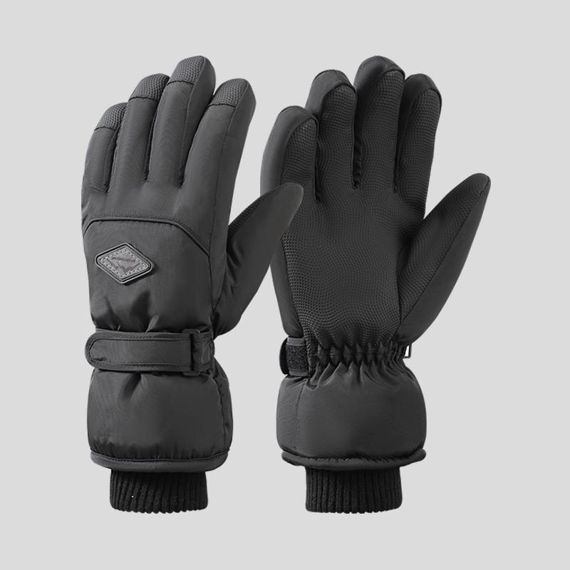 Men s Women s Warm Thickened Windproof Waterproof Snowboarding Touchscreen Winter Ski Gloves one size