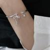 Female Niche Sweet Versatile Bow Bell Bracelet