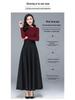Plus Size A-Line Flowing Skirt – New Spring/Autumn Style for a Professional, Slimming Look
