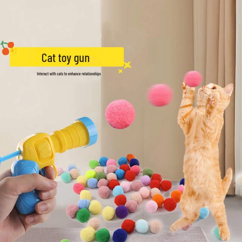 Interactive Cat Self-Play Toy Launcher for Cats and Dogs