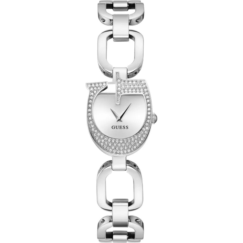 GUESS Bejeweled Gia Silver Stainless Steel Ladies Quartz GW0683L1 Watch серебряный