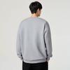 Li Ning Sweatshirts Men's Heather Gray Geologic Gray Mixed Color Crew Neck Moderate AWDVJ29-2