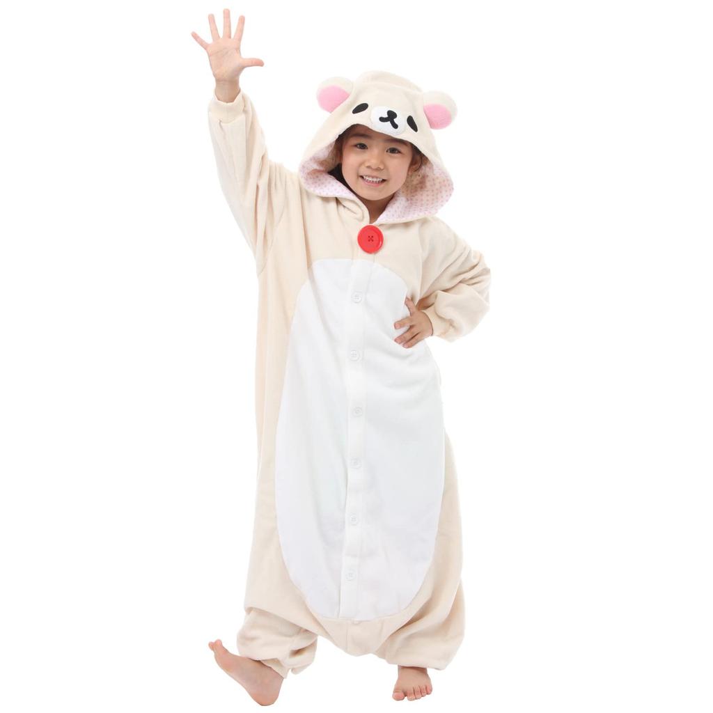 SAZAC Korilakkuma Character Fleece Kigurumi for 110cm Children,