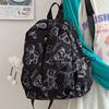 Schoolbag Printed Bear School Bag 1011 New Women's Fashion Large Capacity Cute Versatile Backpack Junior High School Backpack Female