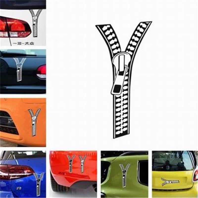 High Quality Funny Creative Zipper Decals Car Sticker Wall Funny Decal