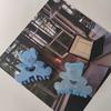 4pc Fashion European and American Cute Blue Bear Hair Claws Clips for Girls Women Ladies Korean Kawai Hair Accessories