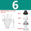Snap-on Silicone Rubber Plug 3/3.5/4/4.5/5/6/6.5/7-14mm Soft Seal Hole Plugs Blanking End Cap T Type Hole Plug Cover Four Colors