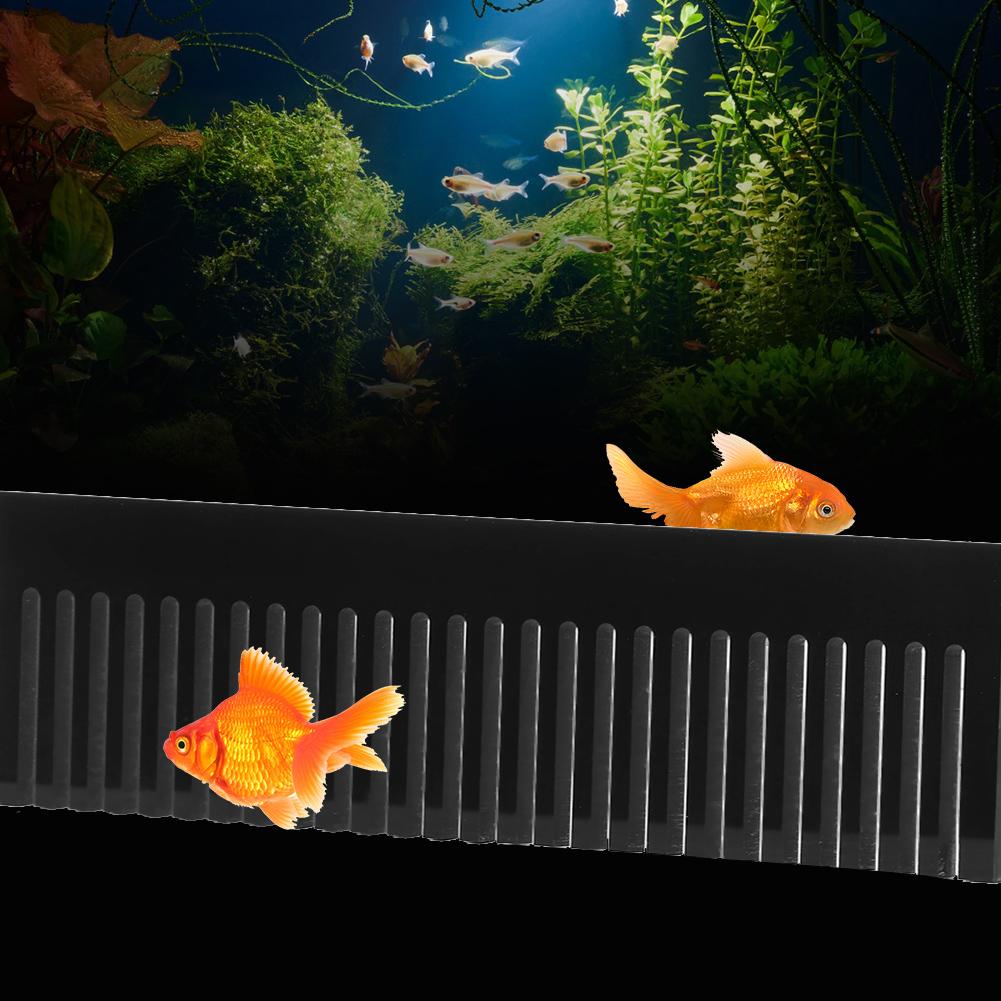 Acrylic Durable Beautiful Flow Weir Comb Water Avoid Overflow Fish for Aquarium Fish Tank