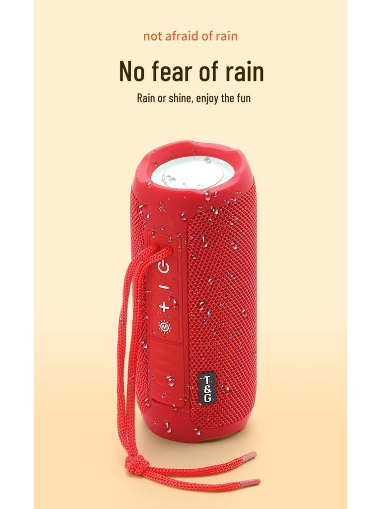 Boxă Bluetooth Portabilă Waterproof TG227 cu Design din Material Textil și Subwoofer USB/Card