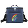 Insulated Bags Portable Shoulder Lunch Bag Waterproof Cooler Box Thermal Organizer Handbag for Men and Women Teacher Pattern